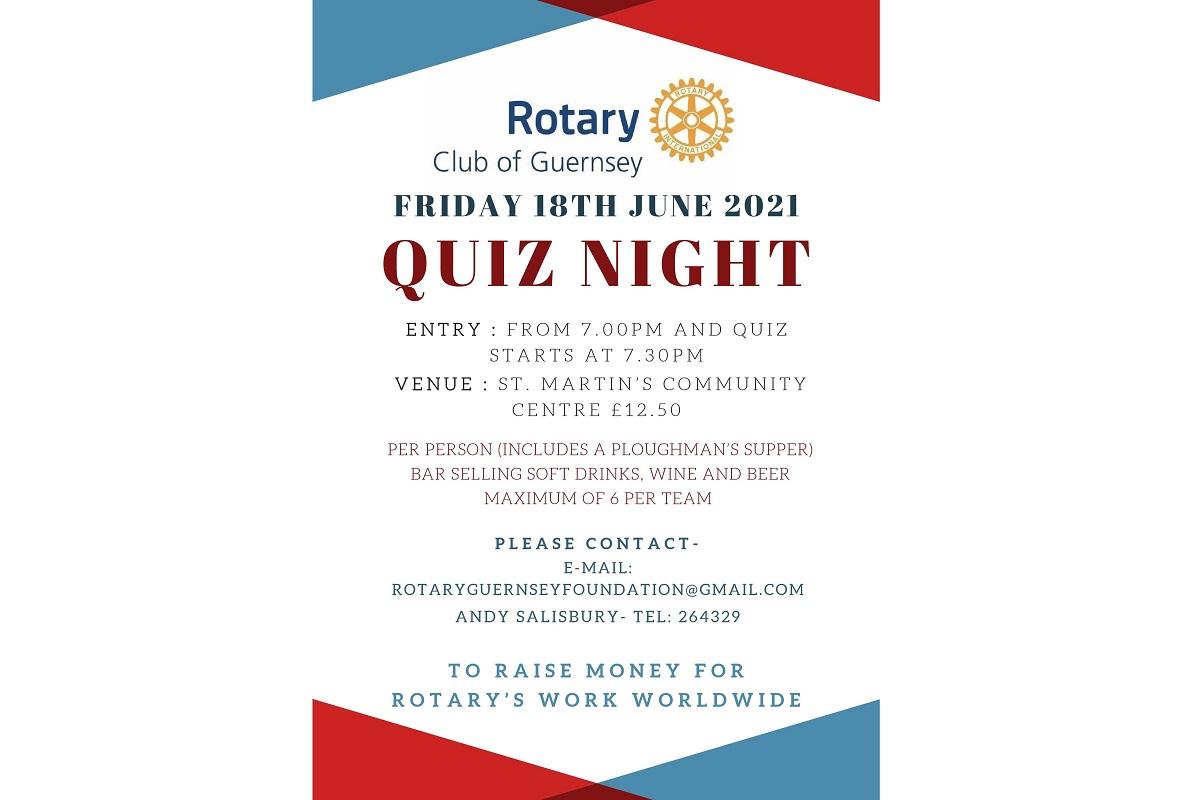 Rotary Foundation Quiz Night Rotary Club of Guernsey